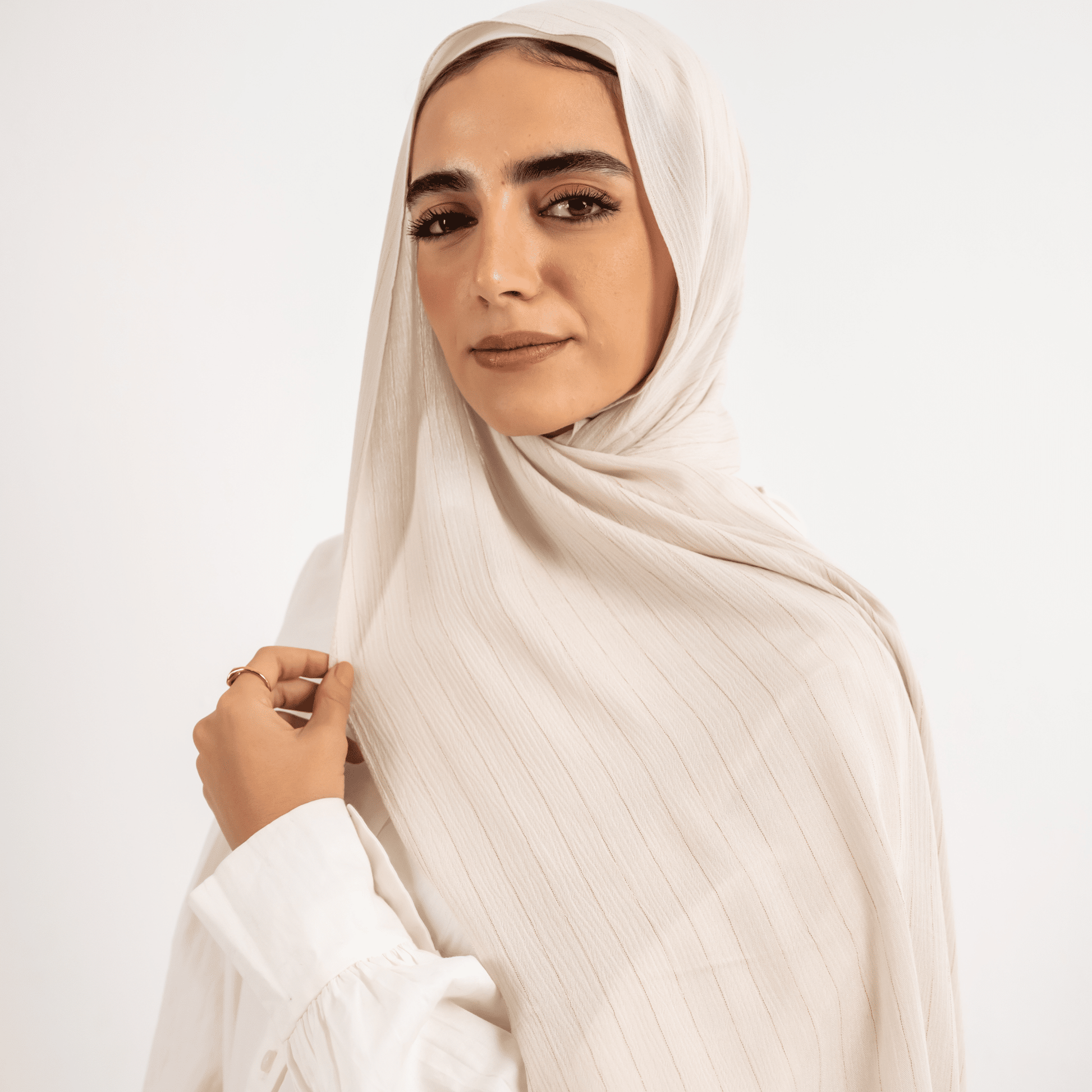 Viscose Golden Stripes Scarf